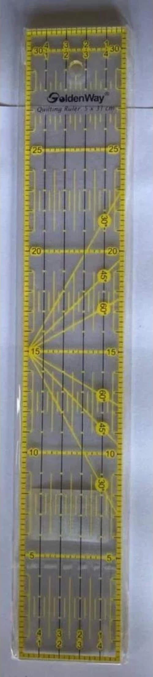 Golden Way Kapitone Cetvel 5*31cm