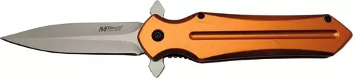 4222 Turuncu Kamp Çakı 21cm- Yarı Otomatik, Kemerlikli