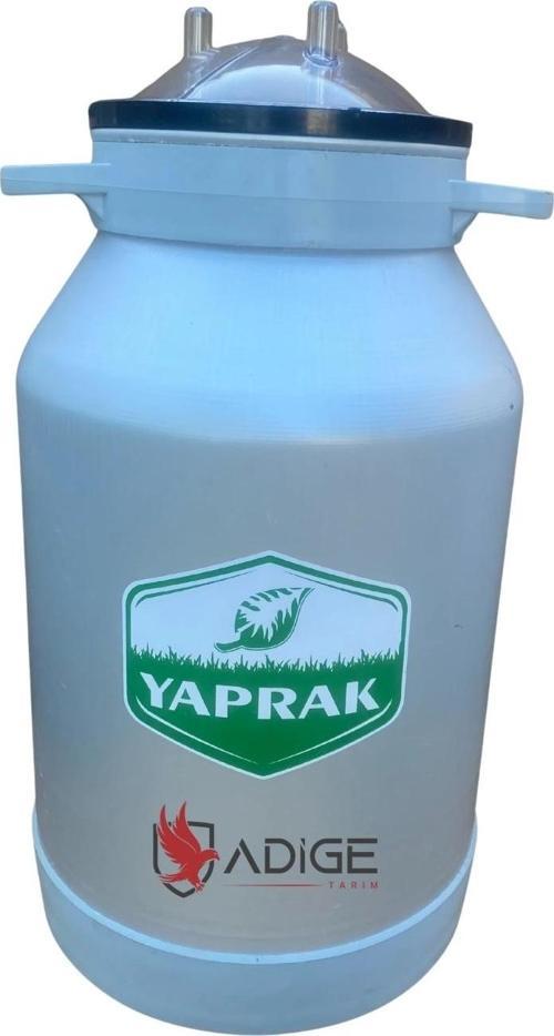 Yaprak Süt Sağım Makinesi Alüminyum Güğüm 40 Lt Kapak Dahil