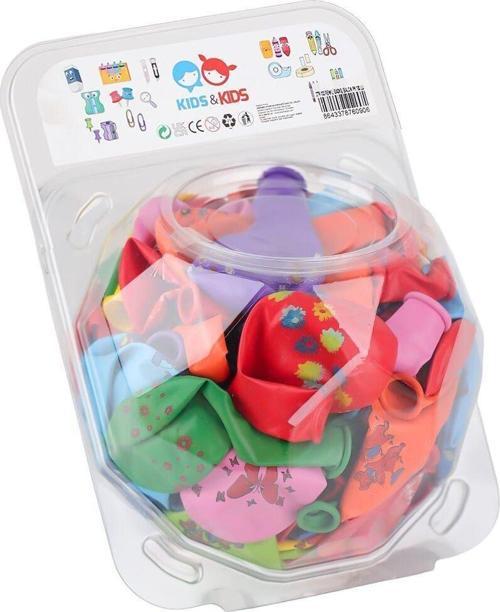 STR-133 Renkli Baskılı Balon 100lü