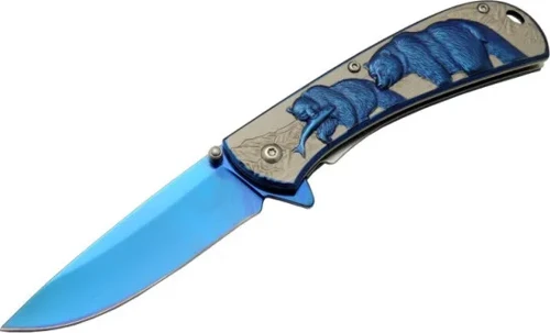 Ayı YST5953BL Çakı Mavi Çift 20 cm