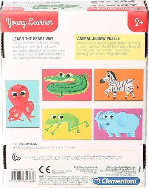 75043TR Young Learner - Sevimli Hayvanlar Yapboz +3 yaş