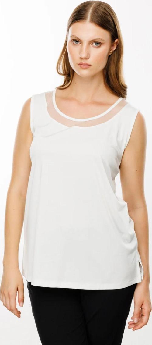 On Fashion Yakası Tül Sıfır Yaka Kadın Bluz 25Y.ON.BLZ.51311.01