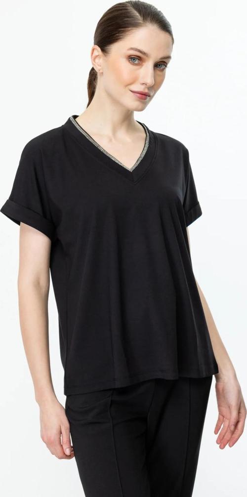 On Fashion V Yaka Yakası Taşlı Kadın Bluz 25Y.ON.BLZ.51414.01