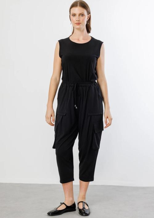 On Fashion Beli Lastikli Çok Cepli Kadın Pantolon 25Y.ON.PNT.56143.01