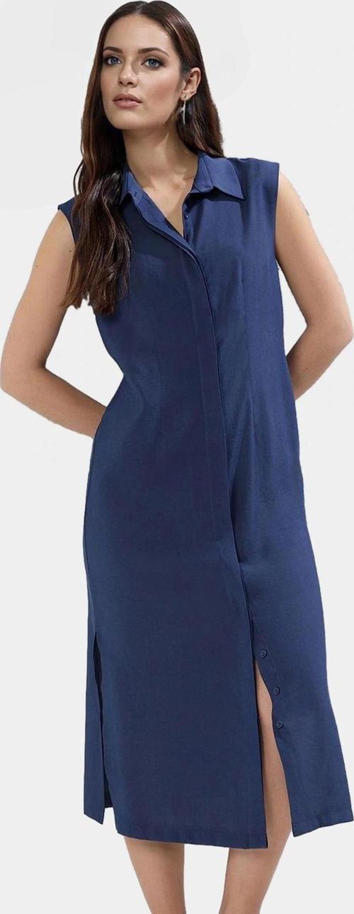 Renk Modal Midi Gömlek Elbise Günlük ve Şık Kombinler İçin Dayanıklı Malzeme Kaliteli İşçilik