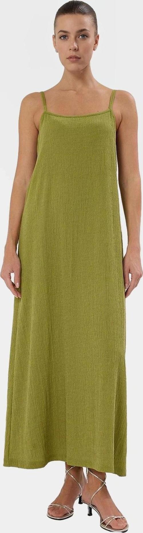 Polyester Elastan Shift Elbise Kolsuz Midi Boy Nefes Alan Kumaş Rahat Kullanım Modern Stil