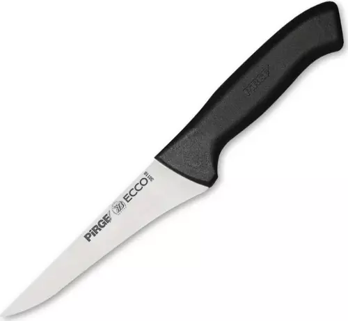 Pirge 38118 Ecco Kasap Et, Kemik Sıyırma Bıçağı 14,5 cm - Siyah