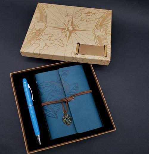 Defter Kalem Mavi Set