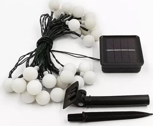 Solar 5m 28 Led Top RGB Siyah Kablolu