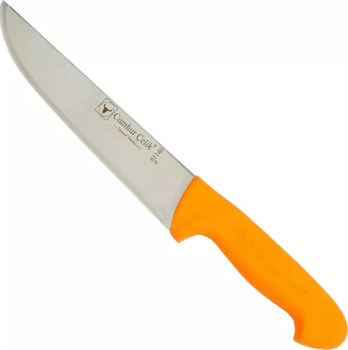 Sürmene Cumhur Çelik 61140 Kasap Kurban Bıçağı, 20 cm, Kaymaz Sap
