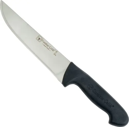Sürmene Cumhur Çelik 61130 Kasap Kurban Bıçağı, 18 cm, Kaymaz Sap