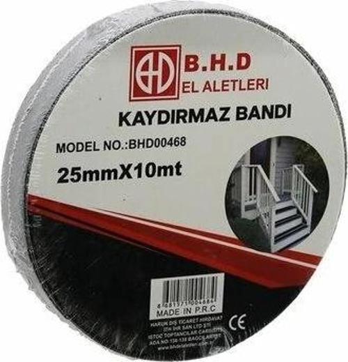 Kaydırmaz Siyah Bant 25 mm X 10 mt