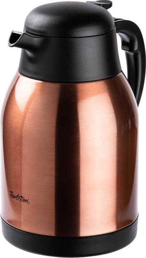Paslanmaz Çelik Çay Termosu 2 lt Bronz