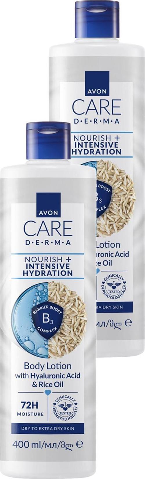 Care Derma Nourish + Intensive Hydration Vücut Losyonu 400ml İkili Paket