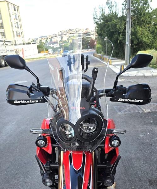Honda CRF 250 Rally Siperlik Ön Cam 2017-2025 Model 56cm Şeffaf Renkli 4mm