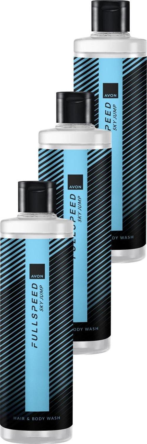 Full Speed Sky Jump Saç ve Vücut Şampuanı 250ml Üçlü Paket