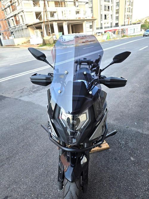 CF Moto 700 MT Siperlik Ön Cam 2024-2025 Model 56cm Füme Renkli 4mm