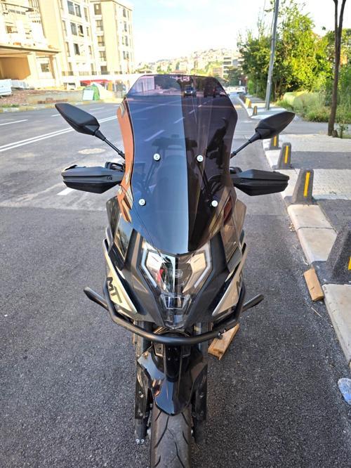 CF Moto 700 MT Siperlik Ön Cam 2024-2025 Model 56cm Siyah Renkli 4mm