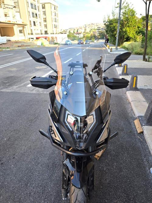 CF Moto 700 MT Siperlik Ön Cam 2024-2025 Model 56cm Şeffaf Renkli 4mm
