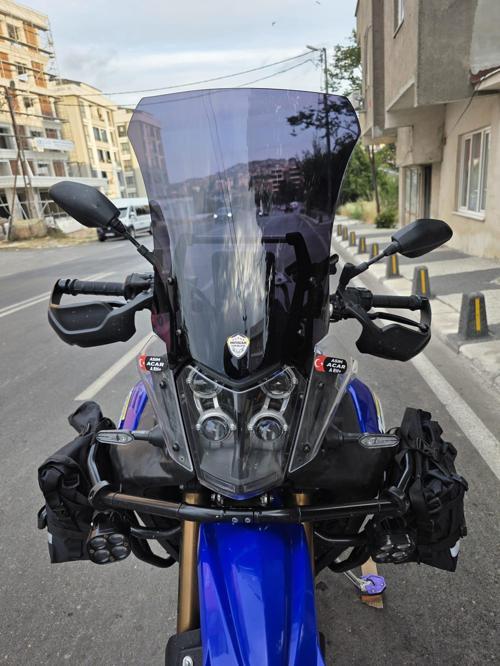 Yamaha Tenere 700 World Raid Ön Cam 2023-2024 Model 45cm Siyah Renkli 4mm