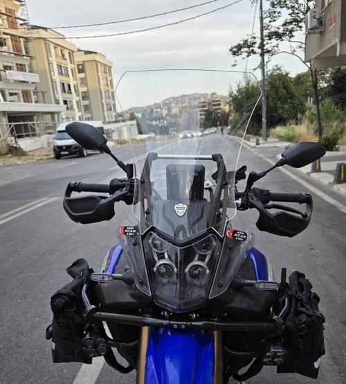 Yamaha Tenere 700 World Raid Ön Cam 2023-2024 Model 45cm Şeffaf Renkli 4mm