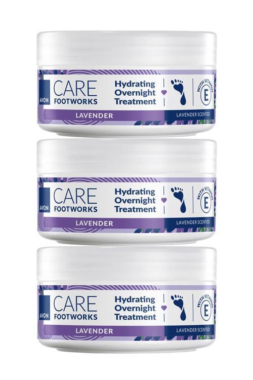 Footworks Lavanta Özlü Gece Uygulanan Bakım Kremi 150ml Üçlü Paket