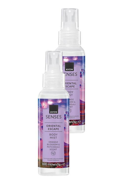 Senses Oriental Escape Portakal Çiçeği ve Paçuli Kokulu Vücut Spreyi 100ML İkili Set