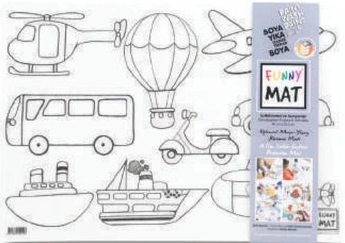 Funny Mat - İş Makineleri Ve Taşıtlar 33,5 x 48 cm