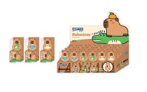 Kalemtraş Capybara 3D K1518 (24 Lü Paket)