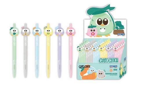 Versatil Kalem (Mekanik Kurşun Kalem) Cute Chick 0.7 Mm K1902 (24 Lü Paket)