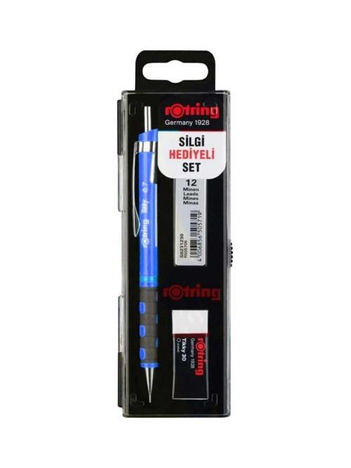 Okul Seti Tikky Rd Versatil Kalem 0.7+Min Silgi Hediyeli Menekşe Mavi