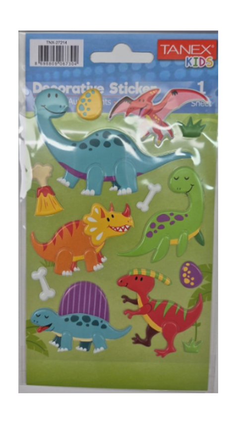 Puffy Bebek Dinazolar Serisi Stickers Tnx-27214