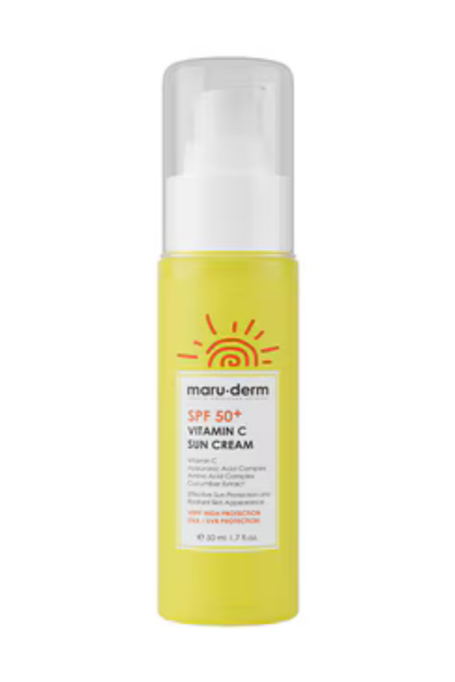 Maruderm C Vitamini İçerikli Güneş Kremi SPF50+ – Aydınlatıcı & Antioksidan Etki, 50 ml