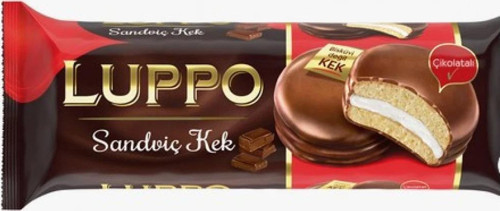 Luppo Sandiviç Kek Çikolatalı 184 gr 4 Adet
