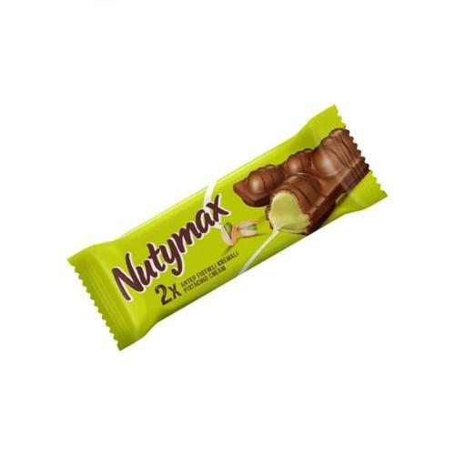 Nutymax Şölen Antep Fıstığı Kremalı Çikolata Kaplamalı Gofret Bar 44 gr X 16 Adet