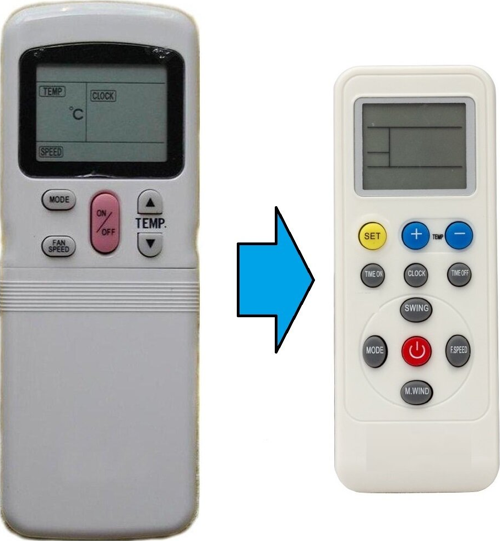 ELECTRİC Klima Kumandası – Eşdeğer