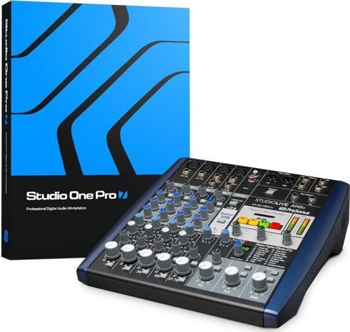 StudioLive AR8c USB | USB-C bağlantılı 8 Kanal Hibrit mixer / ses kartı / recorder