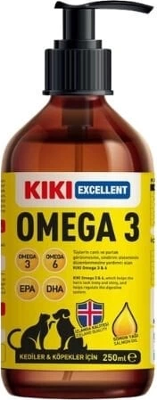 Omega 3 Kedi ve Köpek için Balık Yağı 250 Ml