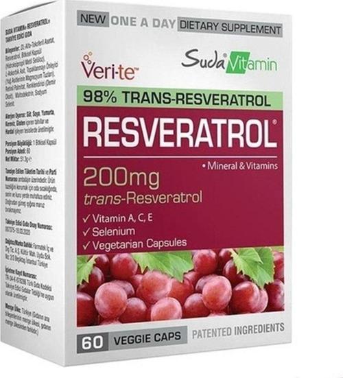 Resveratrol 60 Bitkisel Kapsül (svm101)