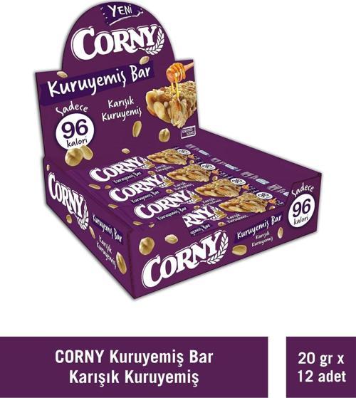 Karışık Kuruyemiş Bar 20 gr x 12 Adet
