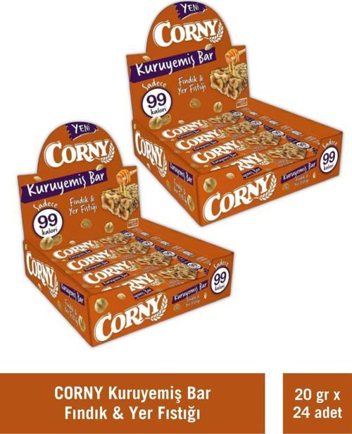 Kuruyemiş Bar Fındık Yer Fıstığı 20 gr x 24 Adet