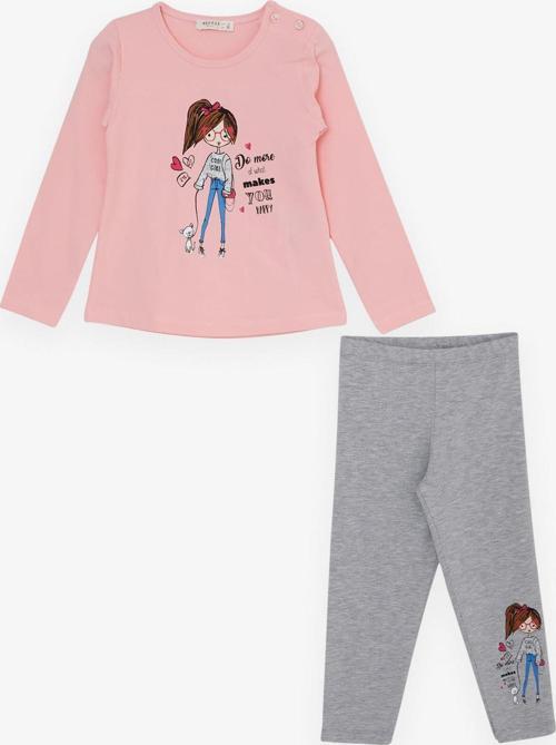 Kız Çocuktaytlı Takım Dostluk Temalı Kız Temalı 1.5-5 Yaş, Pembe