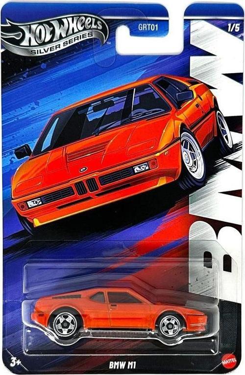 Silver Series BMW M1 Turuncu 1:64 Model Araba