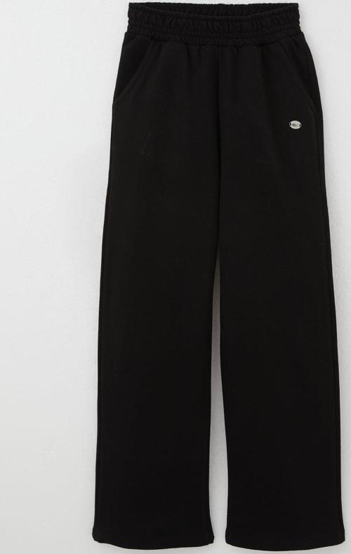 Kız Çocuk Eşofman Altı Arma Detaylı Beli Lastikli Cepli 8-12 Yaş, Siyah