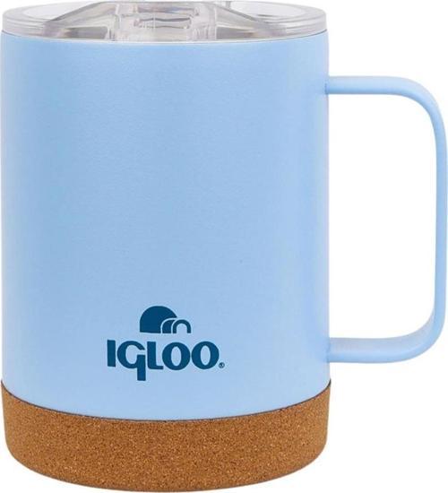 Çelik Mug Termos - Igloo - Cork - 350ml - Buzul Mavi - 205696