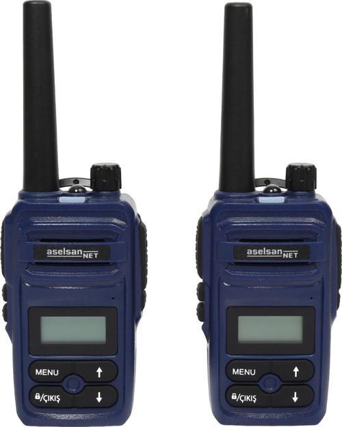 ASELSAN PM-985 PMR PİL VE ŞARJ DAHİL İKİLİ EL TELSİZİ (12 KM)(16 KANAL + 121 ALT KANAL)