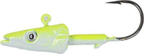Snake Shad #2/0 10gr Jig Head Blue Silver