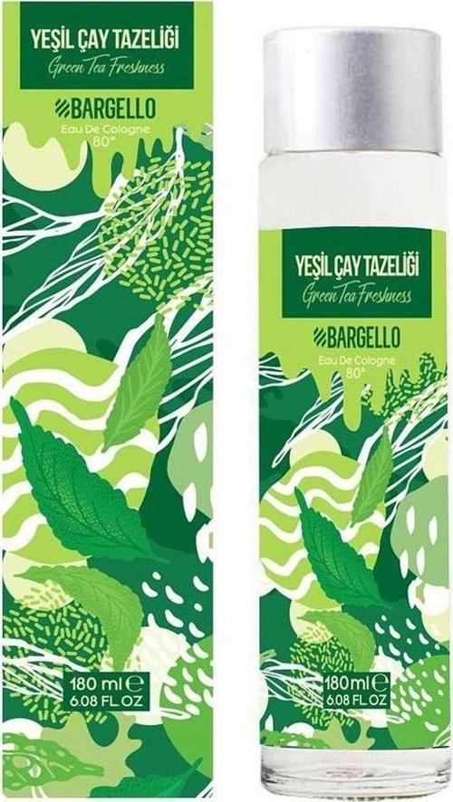 Yeşil Çay 180 ml Cam Şişe Dökme Kolonya Edc - Mnms180edcyeş