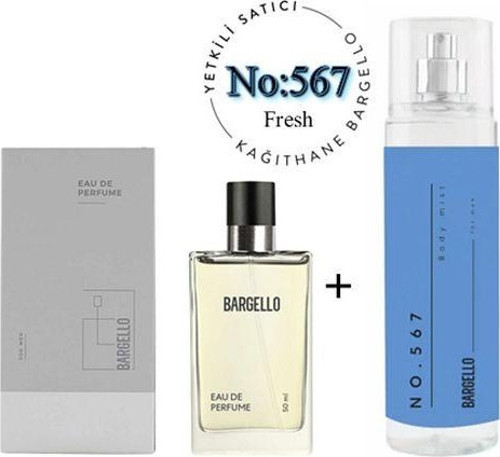 567 Erkek Parfüm Edp 50 ml Fresh No:567 Body Mist Erkek Edt 210 ml Fresh - Mnms567bm